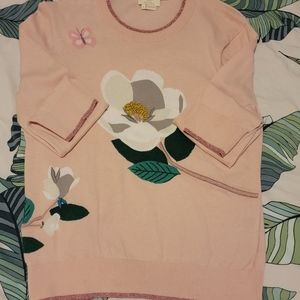Kate Spade Flower Sweater Size Medium